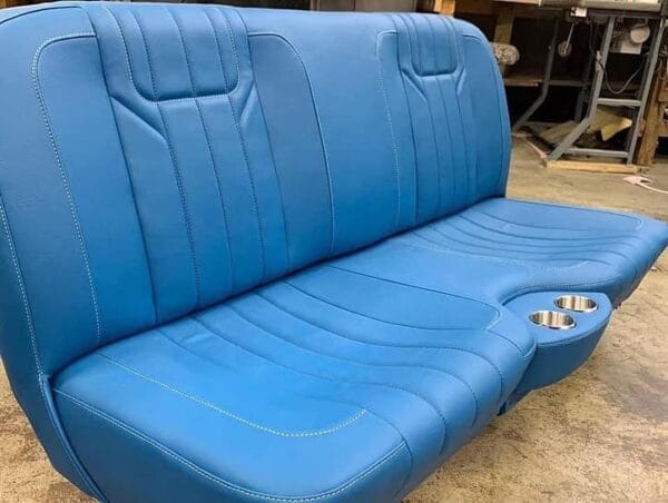 Custom bench seat and door panels for a 78 c10!