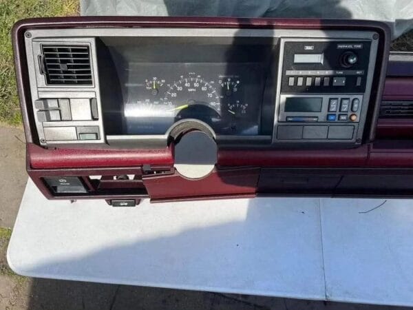 88-94 Chevy/GMC Maroon Dashboard. - Image 4