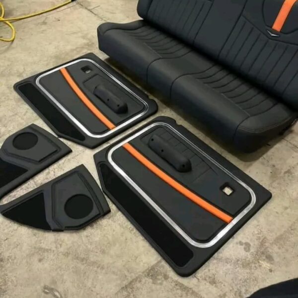 69 F100 Custom bench seat Custom doors Custom kick panels 6.5s cut out Custom Relicate German weave carpet CUSTOM UPHOLSTERY DESIGNER - Image 2