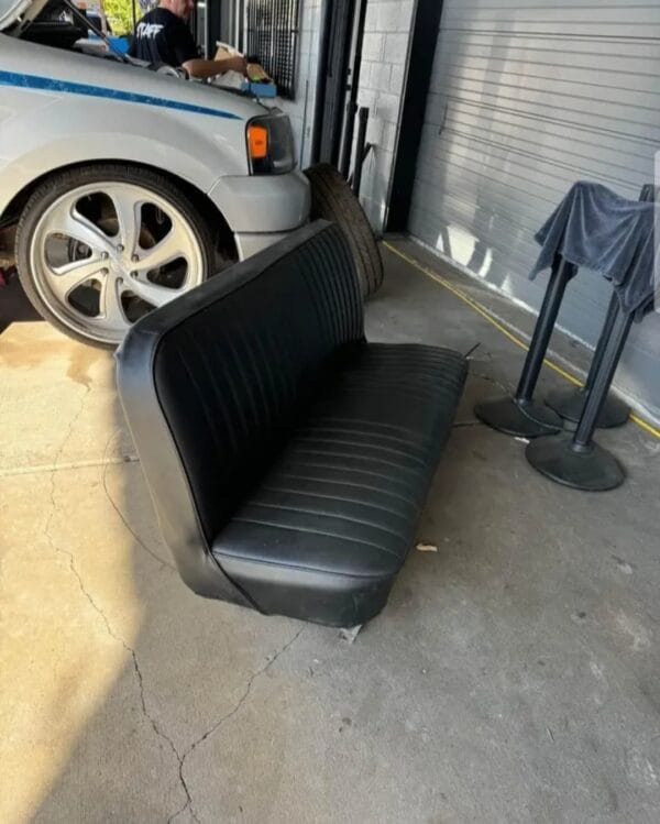 Ford black bench seat - Image 3