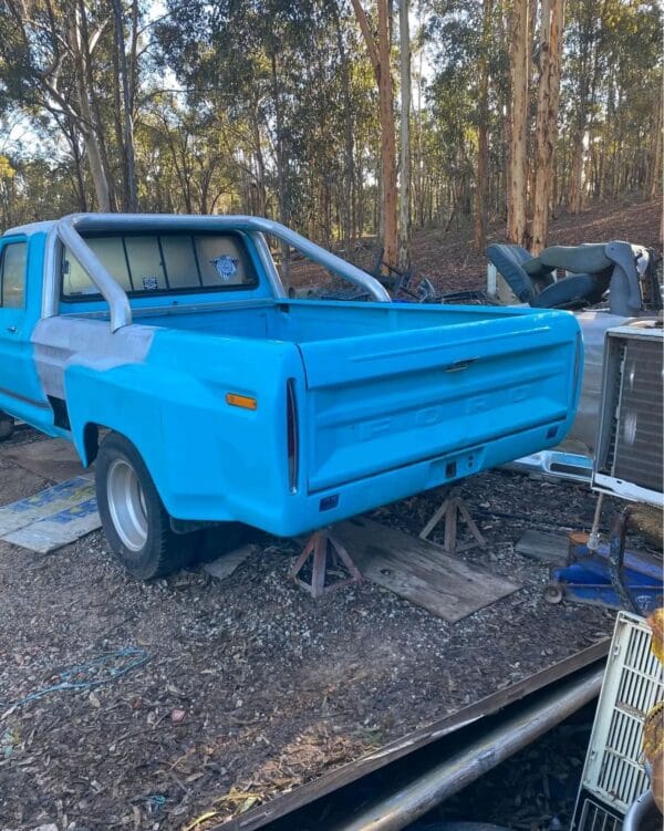 Custom tub surface rust built for a dual wheel F truck , will fit an F100 if you want put real wide Tyres on 😁 Roll Bar included - Image 7