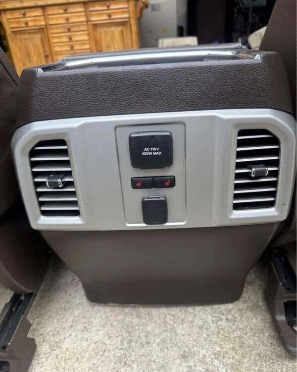 Ford King Ranch Seats Console  Fully powered with memory and massage!  Heated & Cooled  Heated Rear seats  Everything works like new.   Perfect Condition!  Interior has been store in climate controlled room since removed.   Nice as they come! - Image 6