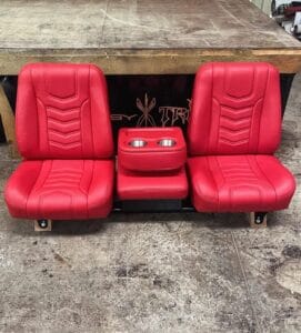 C10 Red bucket seats