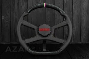 Steering wheel OBS GM, Silverado, Suburban C/K 1988-1994 Carbon fiber/Perforated leather (Indy Pace truck themed)